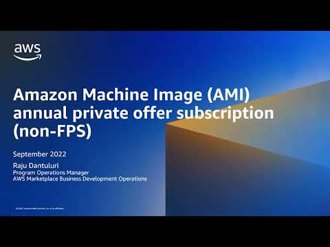 Subscribing to AMI Annual Product (without using FPS) – AWS Marketplace Private Offer