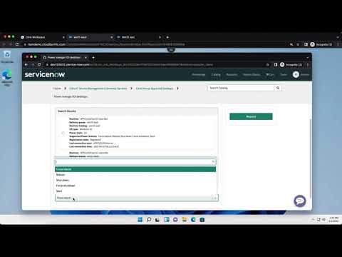 Power Manage VDI Desktops with the Citrix ITSM Adapter service
