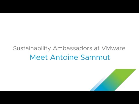Sustainability Ambassadors at VMware – Olga Specjalska and Antoine Sammut