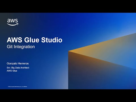 AWS Glue Studio – Git Integration | Amazon Web Services