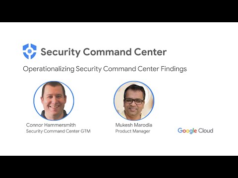 Operationalizing Security Command Center