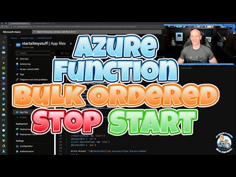 Azure Function to Bulk Stop and Start Azure Resources in Order