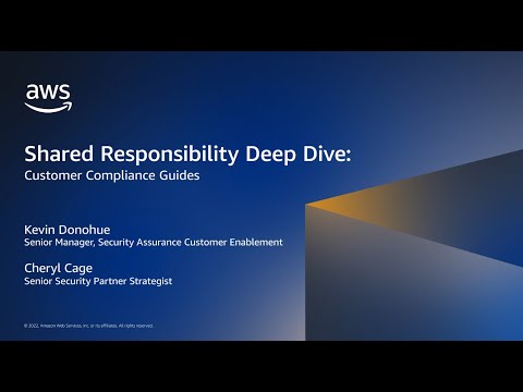 Simplify the AWS Shared Responsibility Model | Amazon Web Services
