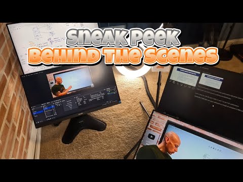 Behind the scenes of a recording