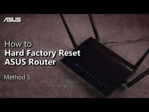 How to Hard Factory Reset ASUS Router? (Method 5) | ASUS SUPPORT