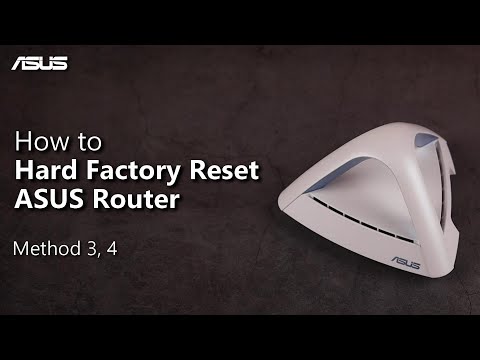 How to Hard Factory Reset ASUS Router? (Method 3 and 4)   | ASUS SUPPORT