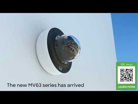 Cisco Meraki MV63 Cloud-Managed Smart Camera