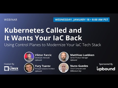 LF Live Webinar: Kubernetes Called and it Wants Your IaC Back