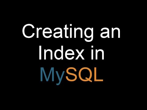 Episode-007 – Creating an Index in MySQL.
