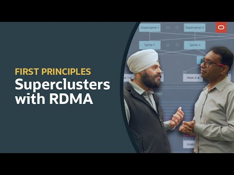 OCI superclusters based on RDMA support thousands of GPUs with Ultra High Performance