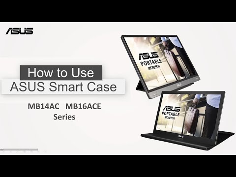 How to Use ASUS ZenScreen Smart Case for MB14AC, MB16ACE Series   | ASUS SUPPORT