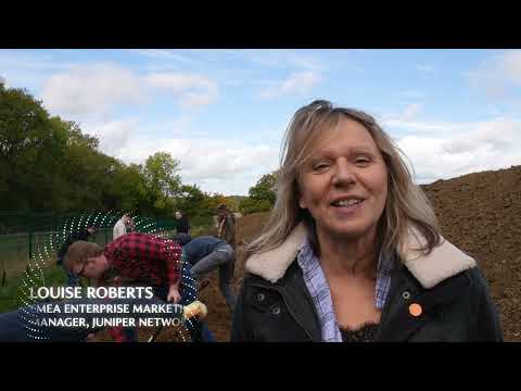 Sustainability: Juniper Networks & Aston Martin Aramco Cognizant F1 Team Tree Planting Event