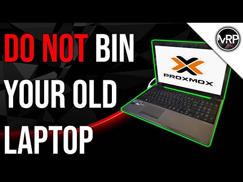 10+ YEARS OLD laptop is my PROXMOX server