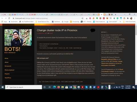 302 Proxmox – Changing the IP Address of the server (not in a cluster)