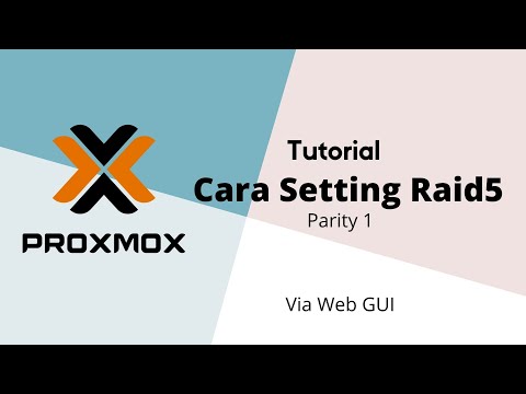Cara setting raid 5 zfs di Proxmox 7.0-11 (bahasa indonesia)