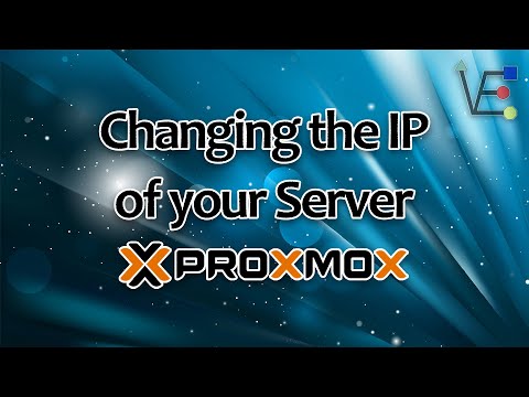 Changing the IP of your Proxmox Server