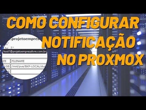COMO CONFIGURAR NOTIFICAÇÃO DE EMAILS NO PROXMOX