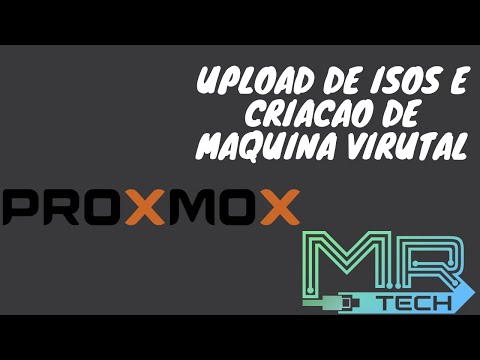 Como criar maquina virtual proxmox e subir imagem (iso)