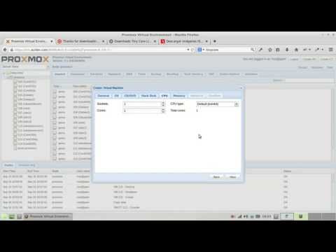 Crear modificar y eliminar maquinas virtuales en Proxmox VE
