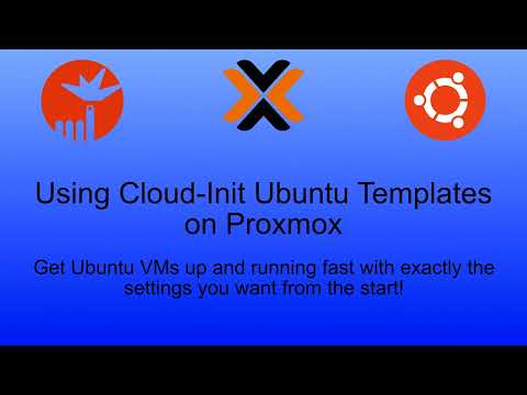 How to Create an Ubuntu Cloud Template on Proxmox