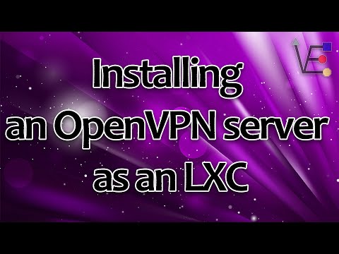How to install OpenVPN in an LXC on Proxmox 7