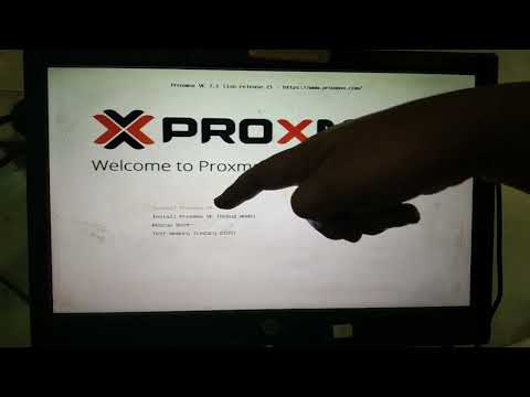 How to install Proxmox VE on Lenovo server