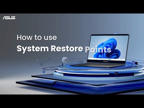 How to Use System Restore Points   | ASUS SUPPORT