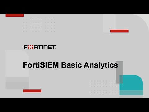 FortiSIEM – Basic Analytics | Product Demo
