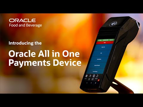 Introducing the new Oracle all-in-one payments device