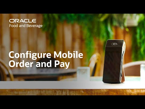 Oracle MICROS Simphony: configure the order and pay device in EMC