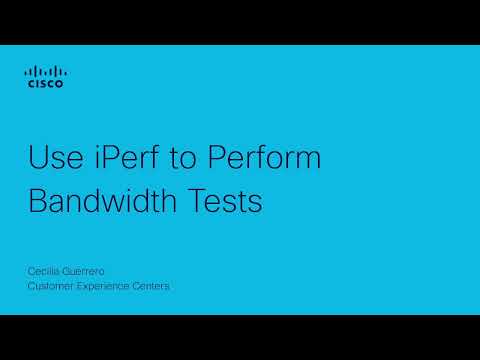 Use iPerf on Catalyst 9000 Switches to Perform Bandwidth Tests