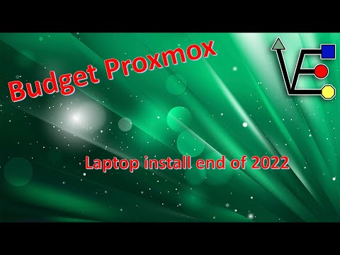 Installing Proxmox on laptop what we know at the end of 2022