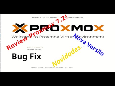 Novidades: Proxmox VE 7.2 – Nova versão com muitos bugs fixes, atualizações e melhorias.