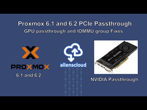 Proxmox 6.1 and 6.2 PCIe Passthrough