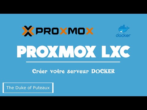 Proxmox : création d'un conteneur LXC debian 11 pour serveur Docker