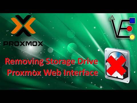 Proxmox removing a drive from the web interface