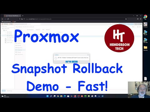 Proxmox Snapshot Rollback – Quick Demo