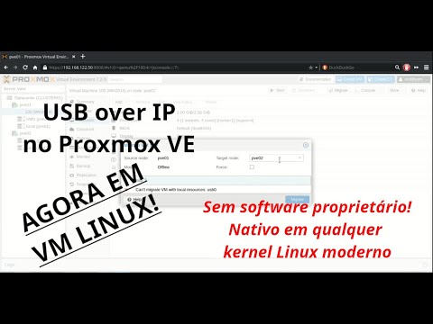 Proxmox VE – USB OVER IP | VM com Linux!