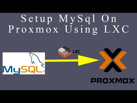 Setup MySql On Proxmox Using LXC