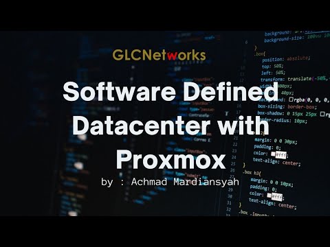 Software Defined Datacenter with Proxmox (English)