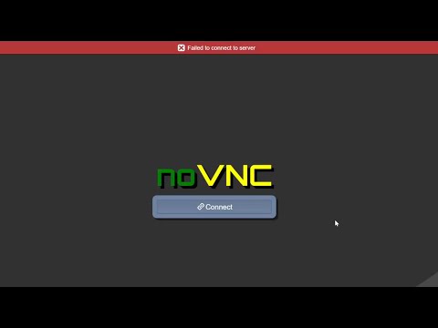 TrueNAS 13 VNC – Failed to connect to server / VM won't install