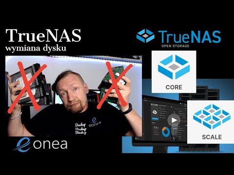 TrueNAS CORE/SCALE – wymiana dysku