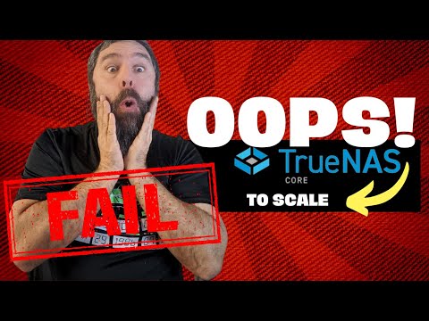 TrueNAS Core to TrueNAS Scale Fail