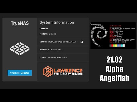 TrueNAS SCALE 21.02 Angelfish Alpha