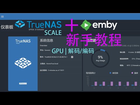 TrueNAS SCALE [Docker] 安裝Emby 支持顯卡硬件編碼和解碼 | NVIDAI GPU 新手教程
