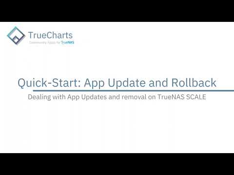 TrueNAS SCALE – Upgrade, Rollback and Delete