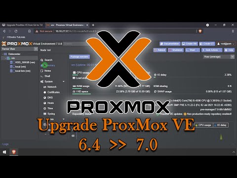 Upgrade ProxMox VE from 6.4 to 7.0