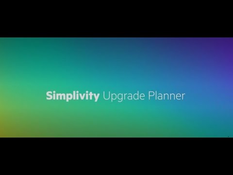 HPE SimpliVity Upgrade Planner
