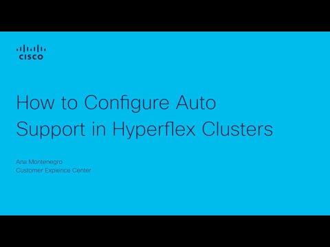 How to Configure Auto Support in Hyperflex Clusters