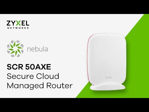 SCR 50AXE Secure Cloud-managed Router WiFi 6E AXE5400 | Nebula